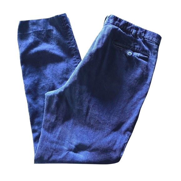 Woolrich Other - VTG Woolrich Men's Navy Corduroy Pants 34x29 Pleated Baggy Loose